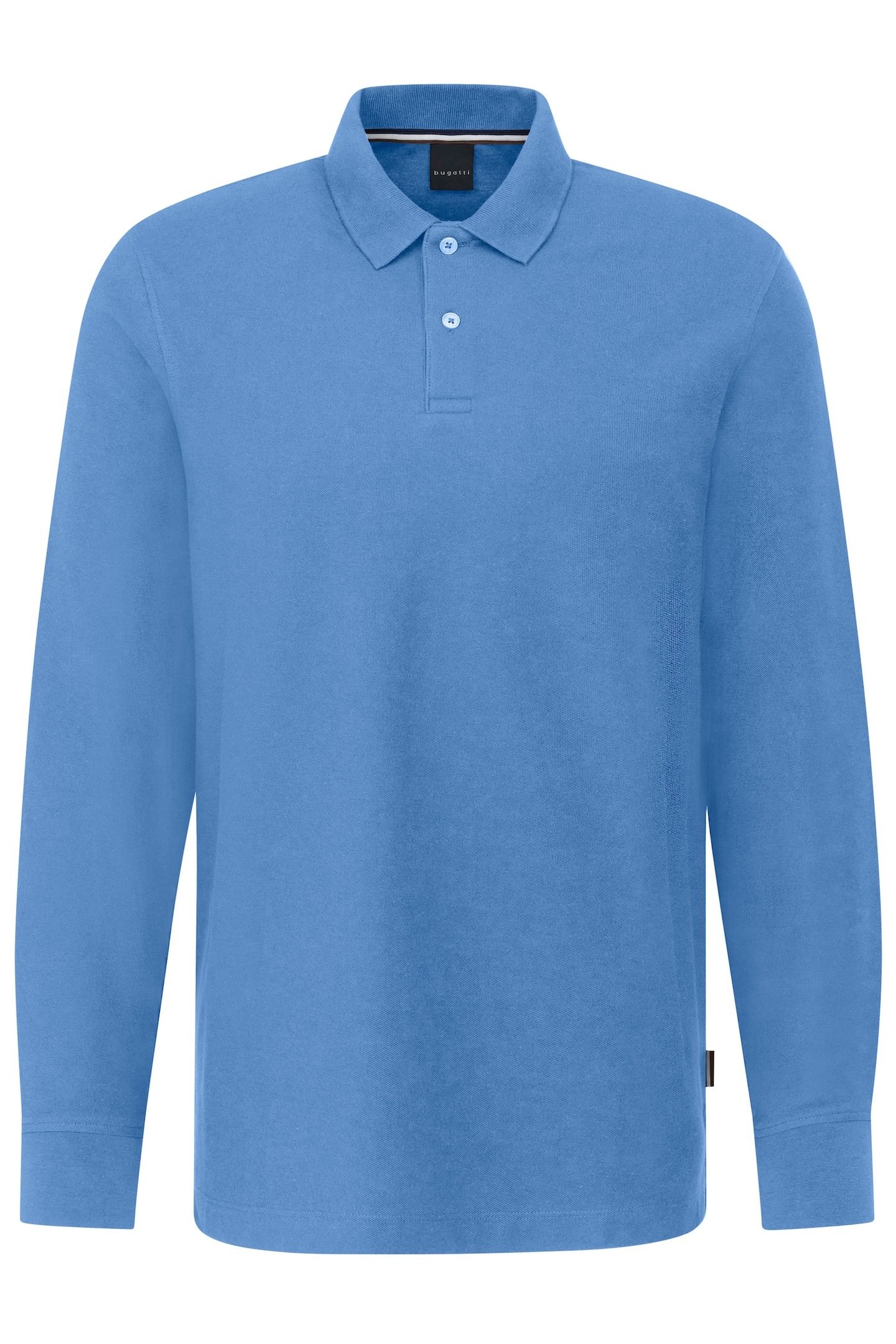 bugatti Langarm-Poloshirt, mit langen Ärmeln von bugatti