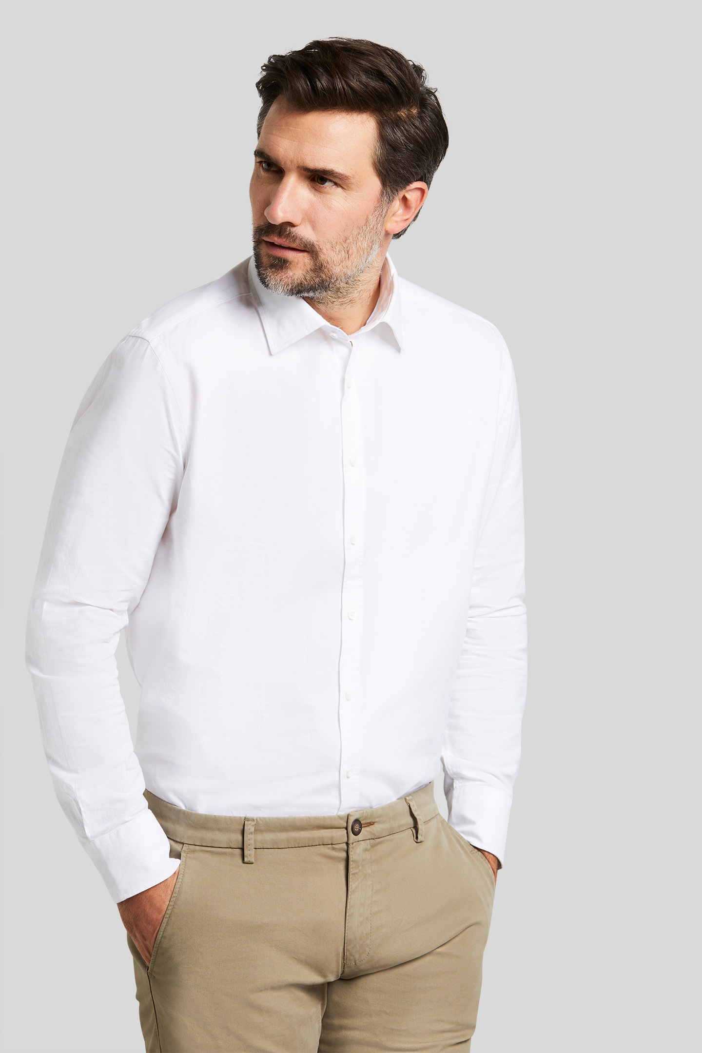 bugatti Langarmhemd, aus organic Cotton bugatti Langarmhemd, aus organic Cotton von bugatti