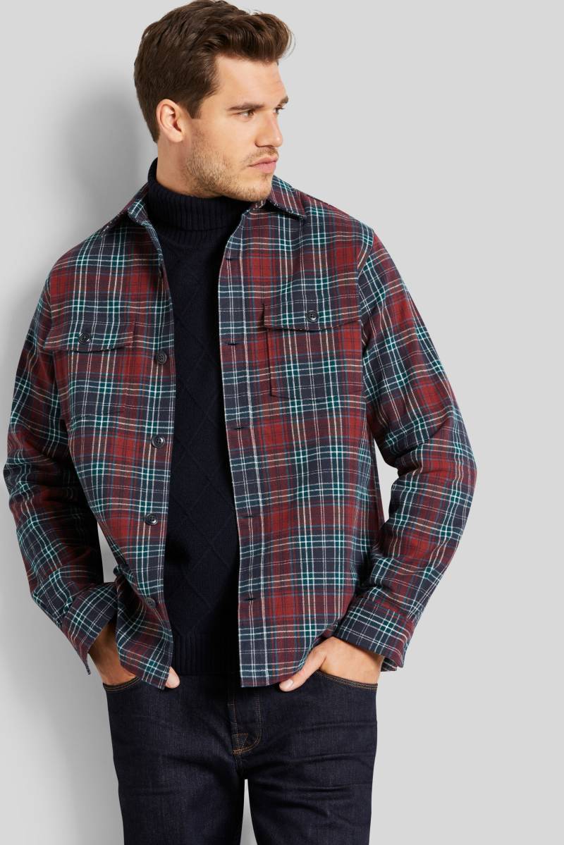 bugatti Langarmhemd »Overshirt«, mit Karomuster von bugatti