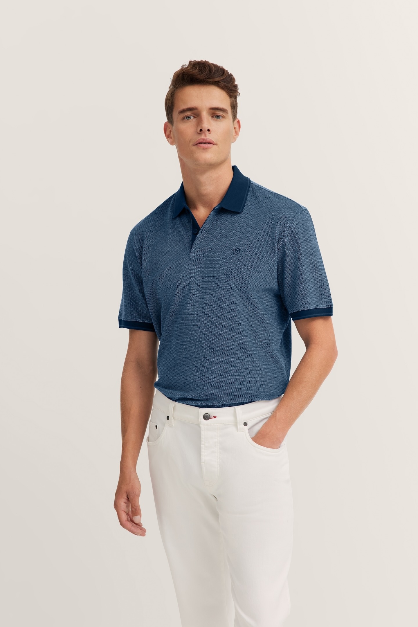 bugatti Poloshirt, aus Baumwolle bugatti Poloshirt, aus Baumwolle von bugatti