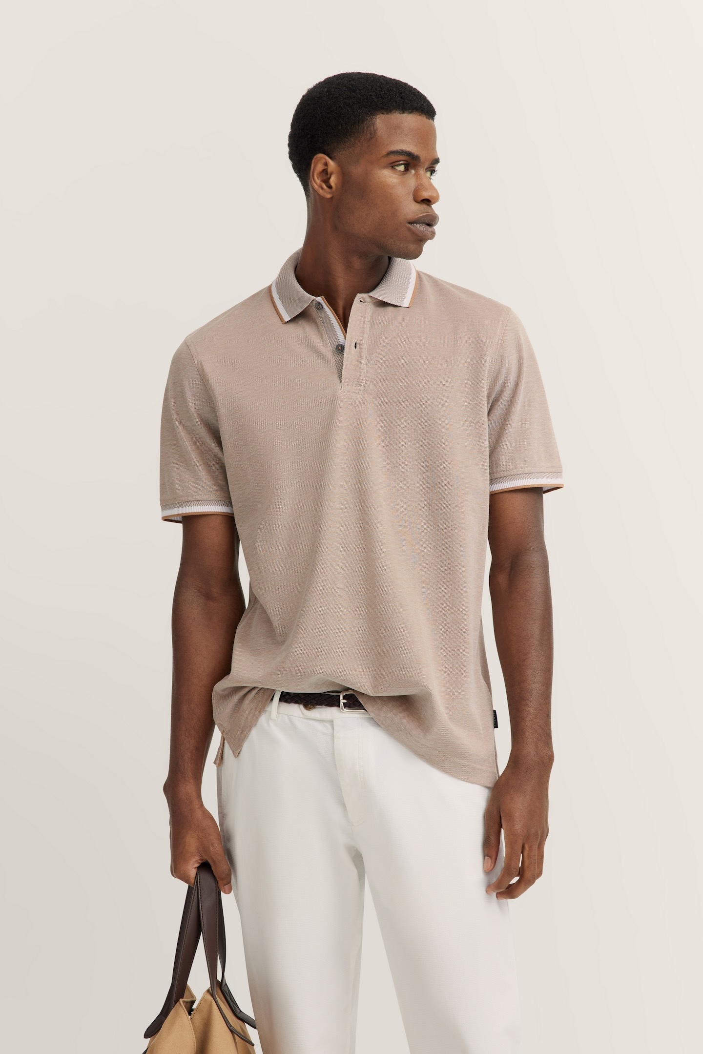 bugatti Poloshirt, aus Baumwolle von bugatti
