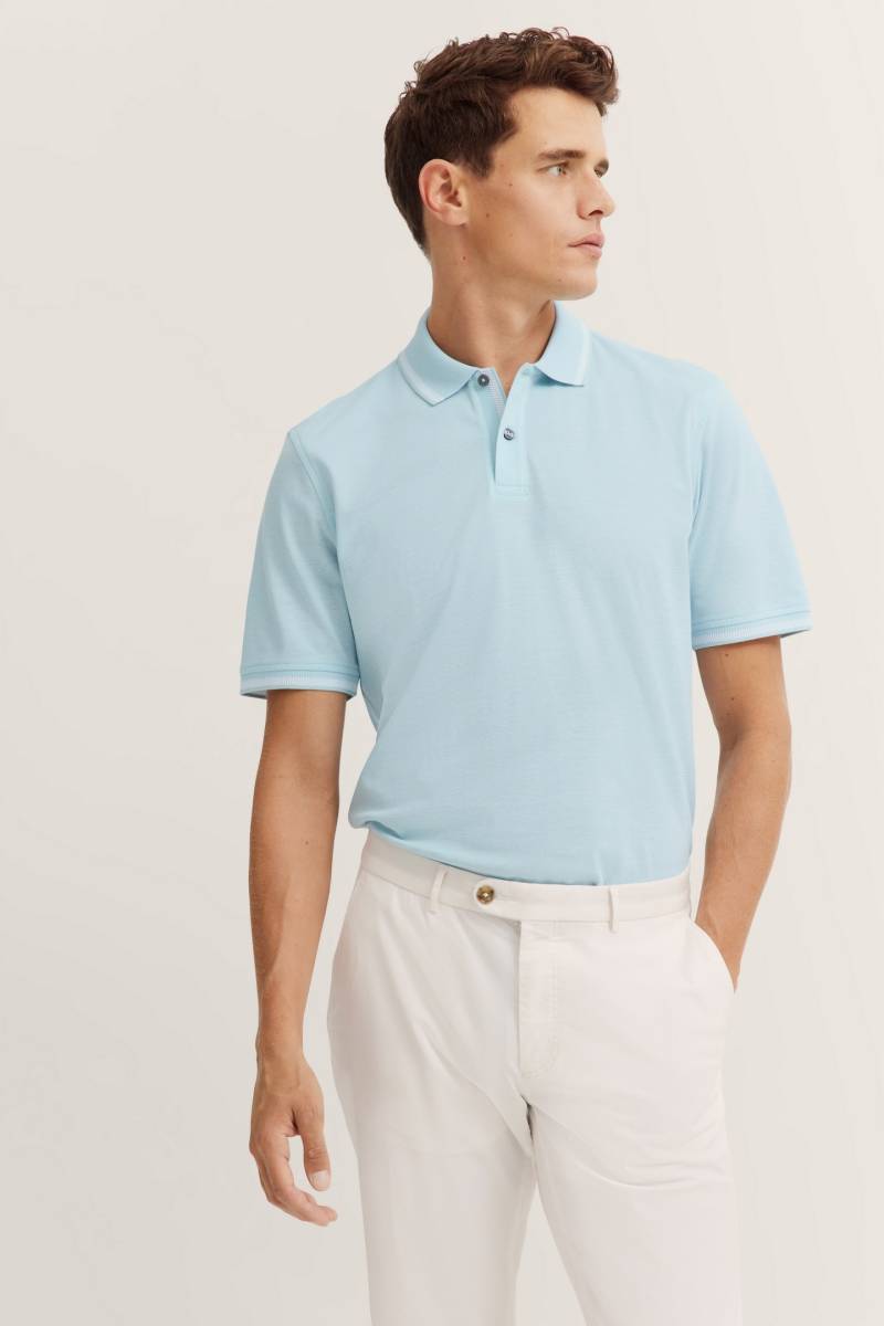 bugatti Poloshirt, aus Baumwolle von bugatti