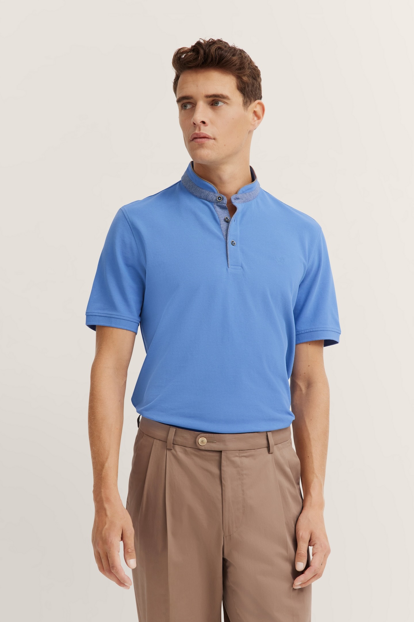bugatti Poloshirt, mit Stehkragen bugatti Poloshirt, mit Stehkragen von bugatti