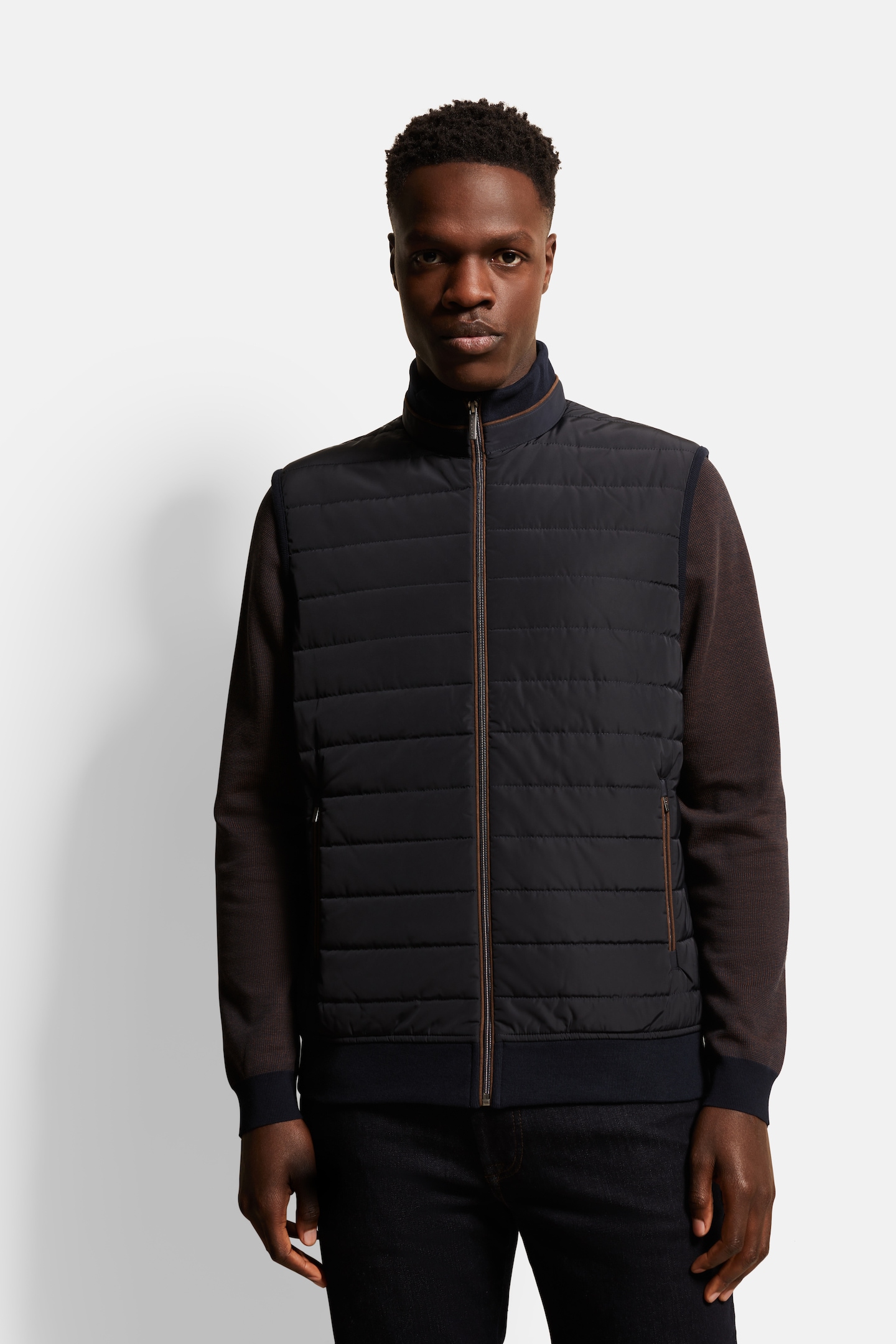 bugatti Sweatweste, mit Quersteppung bugatti Sweatweste, mit Quersteppung von bugatti