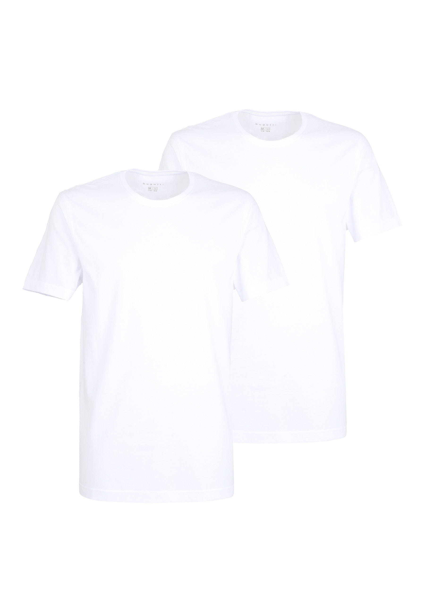 bugatti T-Shirt »BUGATTI Herren T-Shirt uni 2er Pack«, (Packung, 2 tlg., 2), mit Rundhals-Ausschnitt bugatti T-Shirt »BUGATTI Herren T-Shirt uni 2er Pack«, (Packung, 2 tlg., 2), mit Rundhals-Ausschnitt von bugatti