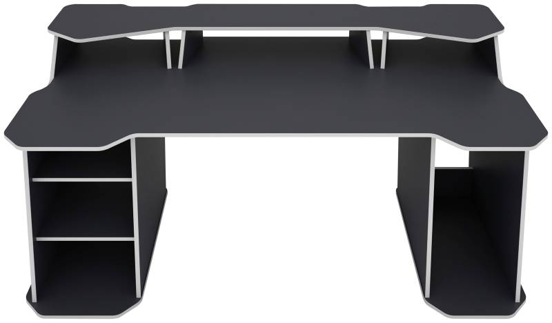 byLIVING Gamingtisch »MATRIX«, 180 cm mit Platz für 3 Bildschirme, gratis Aufkleberset von byLIVING
