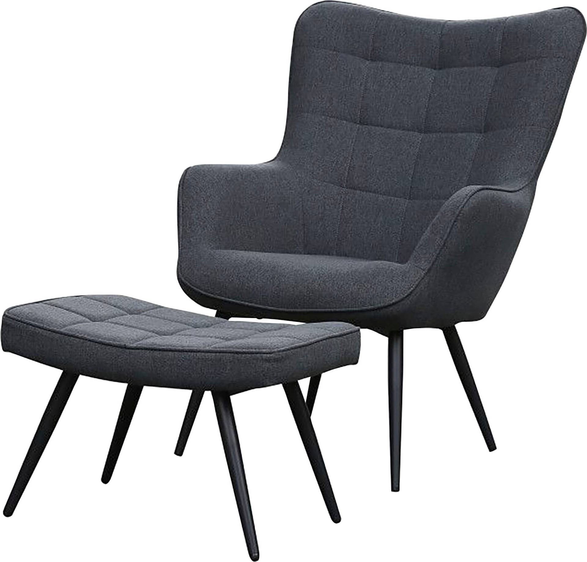 byLIVING Sitzgruppe »Uta«, Set, 2 tlg., Sessel mit Hocker byLIVING Sitzgruppe »Uta«, Set, 2 tlg., Sessel mit Hocker von byLIVING