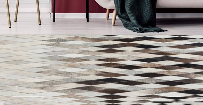 calo-deluxe Fellteppich »Dakota 900«, rechteckig, 8 mm Höhe, echtes Rinderfell, Wohnzimmer von calo-deluxe
