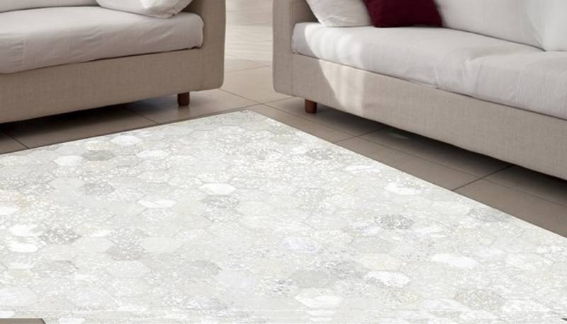 calo-deluxe Fellteppich »Scarllet 210«, rechteckig, 8 mm Höhe, echtes Rinderfell, Wohnzimmer von calo-deluxe