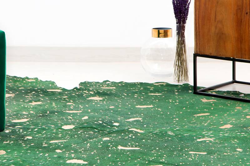 calo-deluxe Fellteppich »Toro 250«, fellförmig, 12 mm Höhe, echtes Rinderfell, Wohnzimmer von calo-deluxe