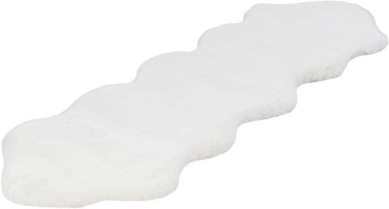 calo-deluxe Fellteppich »Vogesen 300«, fellförmig, 35 mm Höhe, Kunstfell, Hochflor, handtuft, Wohnzimmer, Schlafzimmer von calo-deluxe