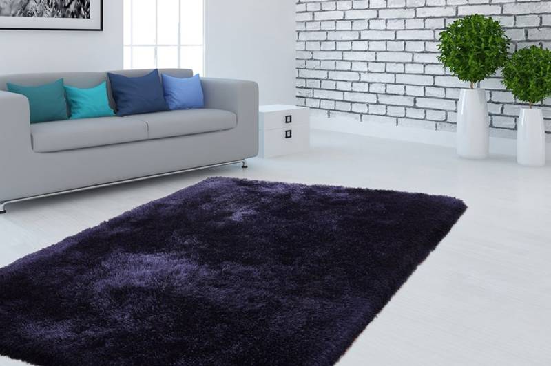 calo-deluxe Hochflor-Teppich »Giora 200«, rechteckig, 80 mm Höhe, getuftet, besonders weich durch Microfaser, Wohnzimmer, Schlafzimmer von calo-deluxe