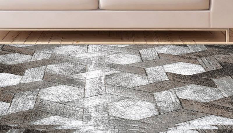 calo-deluxe Teppich »Astro 301«, rechteckig, 14 mm Höhe, Kurzflor, Wohnzimmer von calo-deluxe