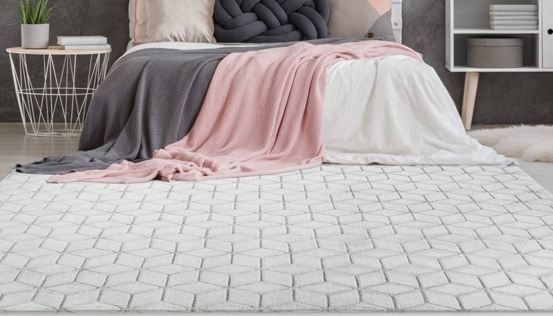 calo-deluxe Teppich »Jardan-1000«, rechteckig, 20 mm Höhe, besonders weich durch Microfaser, Wohnzimmer von calo-deluxe