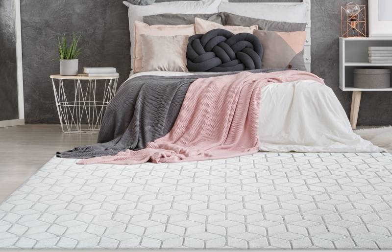 calo-deluxe Teppich »Jardan-1000«, rechteckig, 20 mm Höhe, besonders weich durch Microfaser, Wohnzimmer von calo-deluxe