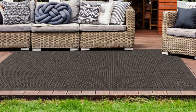 calo-deluxe Teppich »Perugia 1060«, rechteckig, 7 mm Höhe, In- und Outdoor geeignet, Wohnzimmer von calo-deluxe