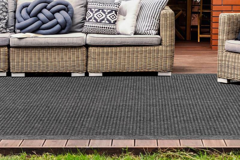 calo-deluxe Teppich »Perugia 1060«, rechteckig, 7 mm Höhe, In- und Outdoor geeignet, Wohnzimmer von calo-deluxe