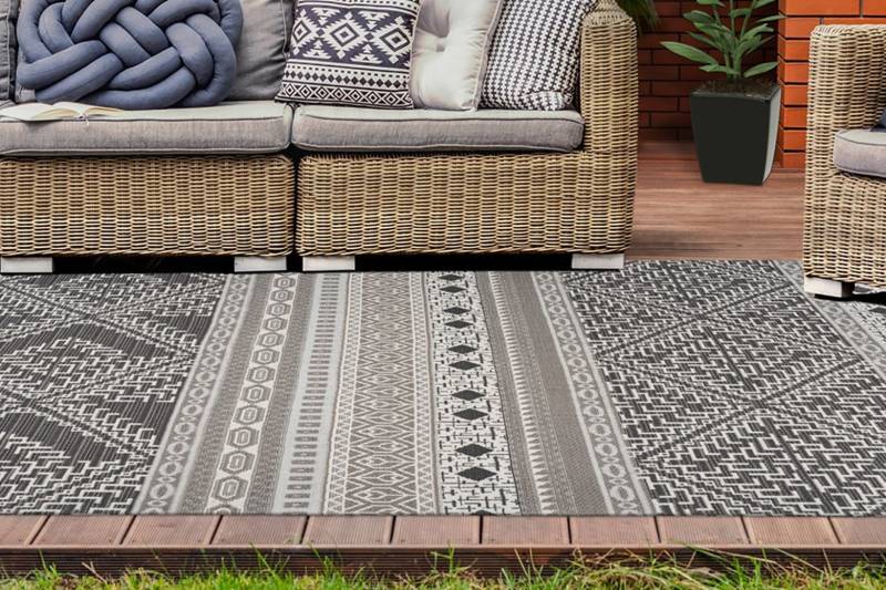 calo-deluxe Teppich »Rico 403«, rechteckig, 10 mm Höhe, In- und Outdoor geeignet, pflegeleicht, Wohnzimmer von calo-deluxe