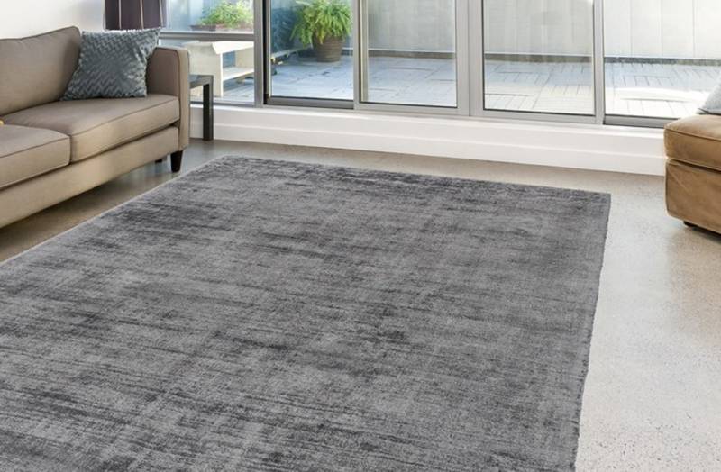 calo-deluxe Teppich »Viteox 200«, rechteckig, 13 mm Höhe, Viskose, Kurzflor, Wohnzimmer von calo-deluxe