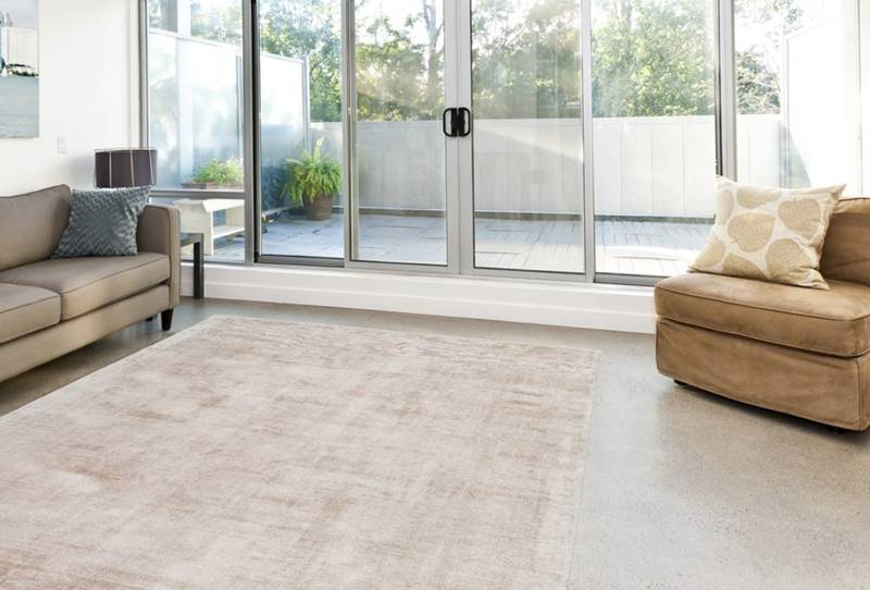 calo-deluxe Teppich »Viteox 200«, rechteckig, 13 mm Höhe, Viskose, Kurzflor, Wohnzimmer von calo-deluxe