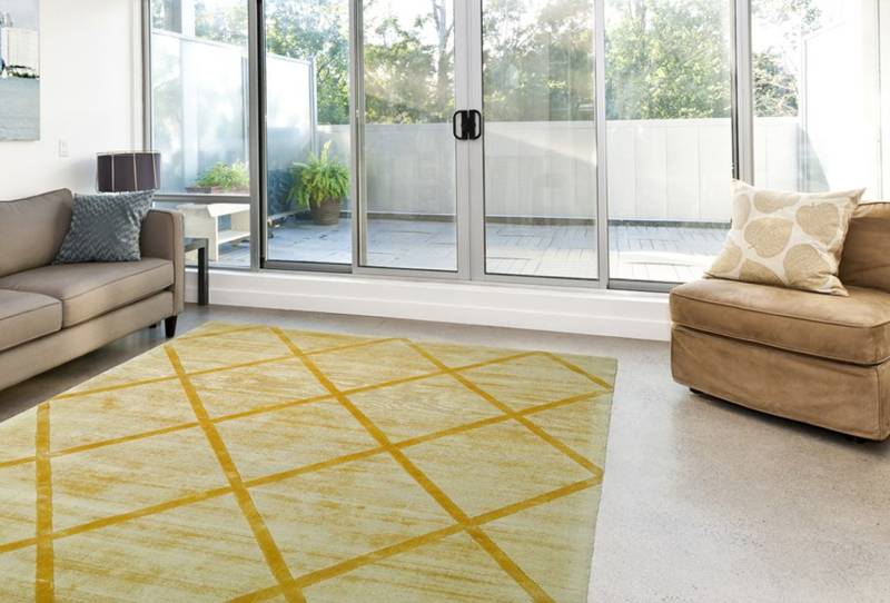calo-deluxe Teppich »Viteox 210«, rechteckig, 13 mm Höhe, Viskose, Kurzflor, Wohnzimmer von calo-deluxe