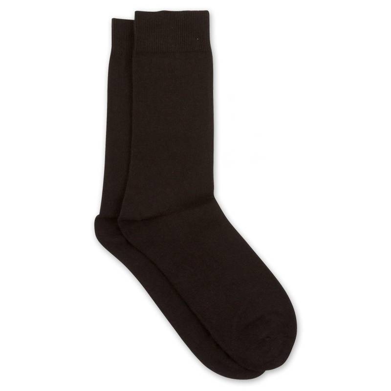 Triopack, Wadenlange Socken Herren Black 39-42 von camano