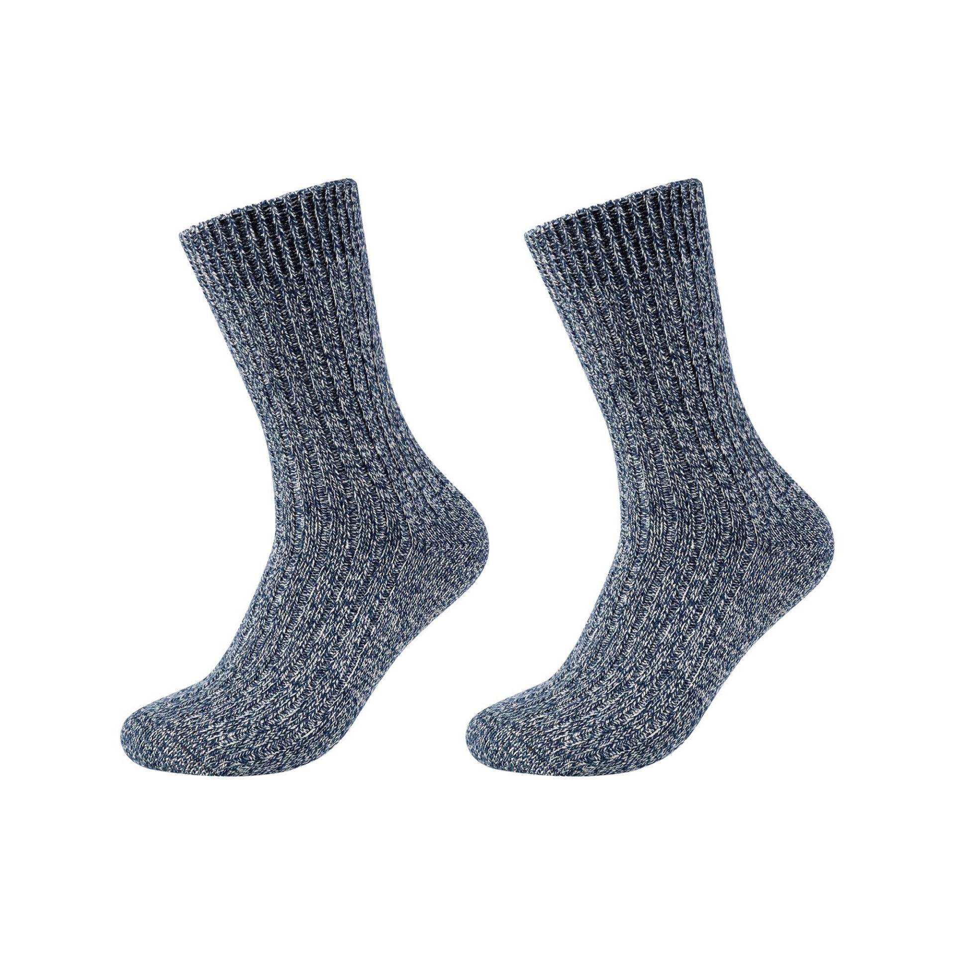 Socken Herren Blau  39-42 von camano