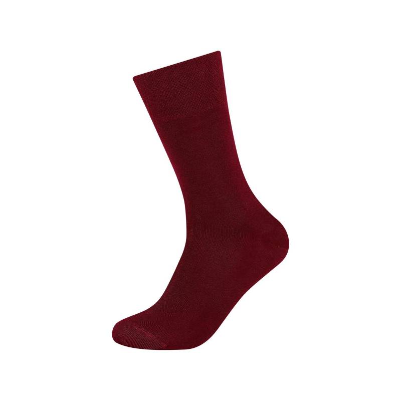 Wadenlange Socken Herren Bordeaux 41/46 von camano