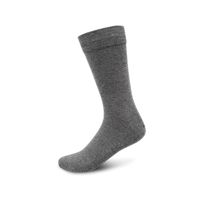 Wadenlange Socken Herren Grau Melange 41/46 von camano