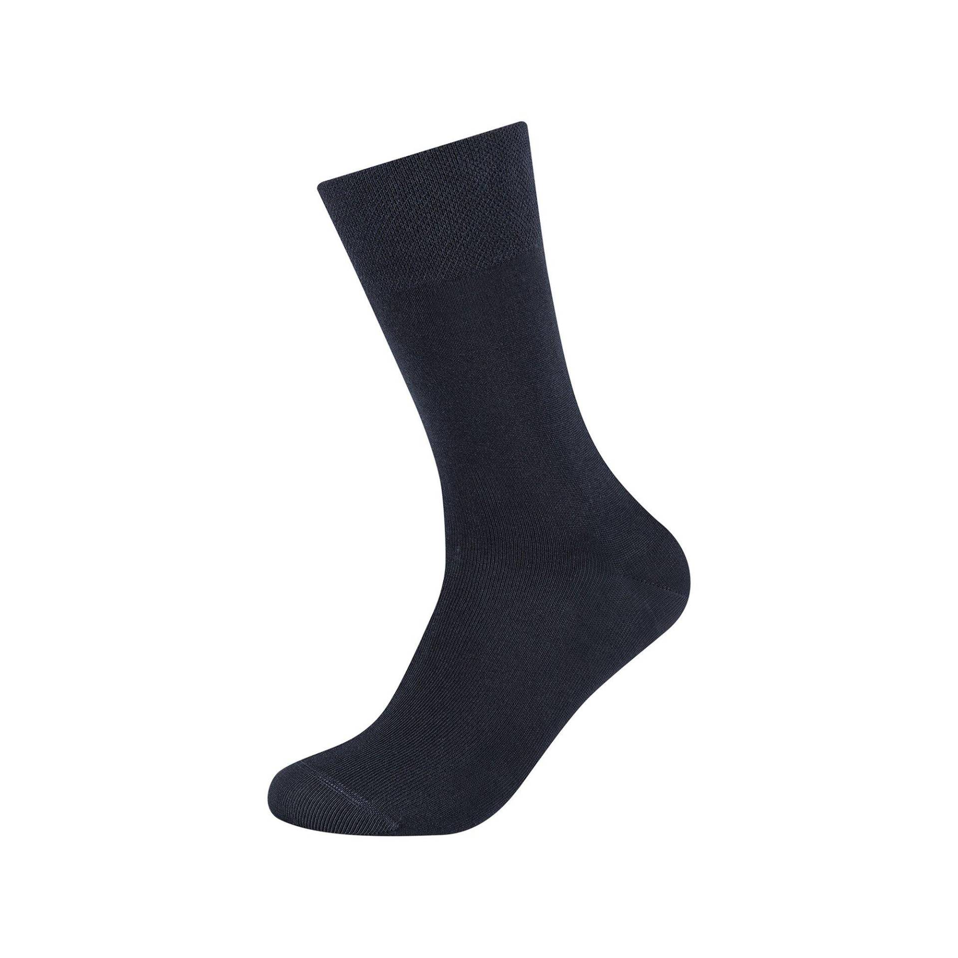 Wadenlange Socken Herren Mitternachtsblau 41/46 von camano