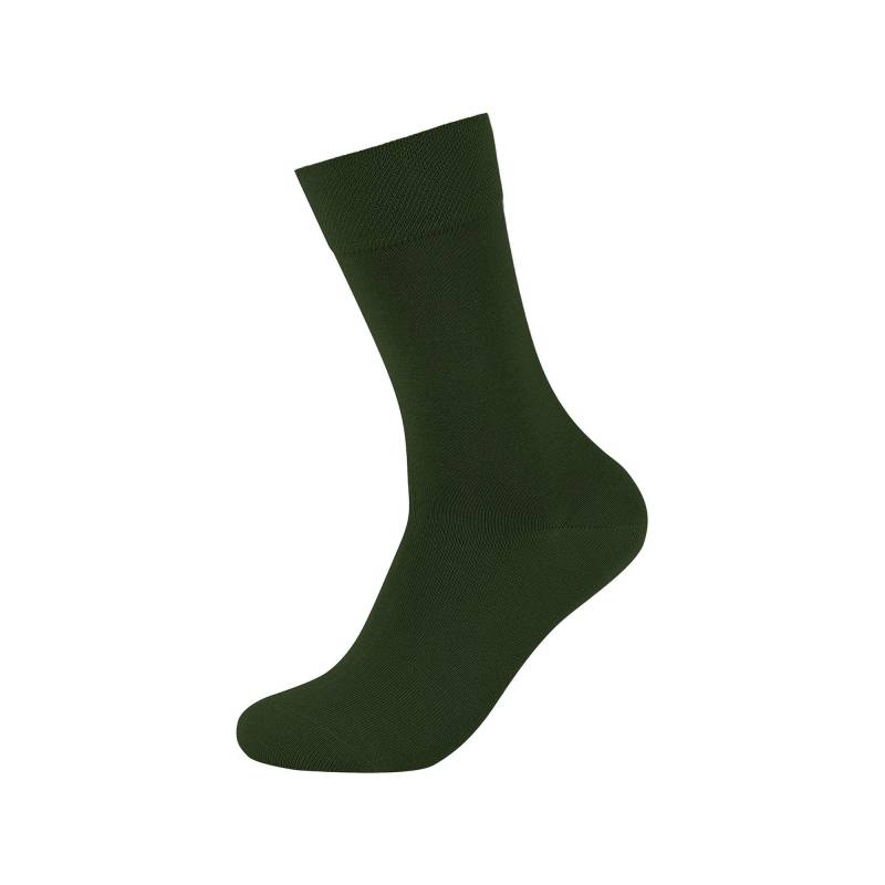 Wadenlange Socken Herren Olivegrün 41/46 von camano