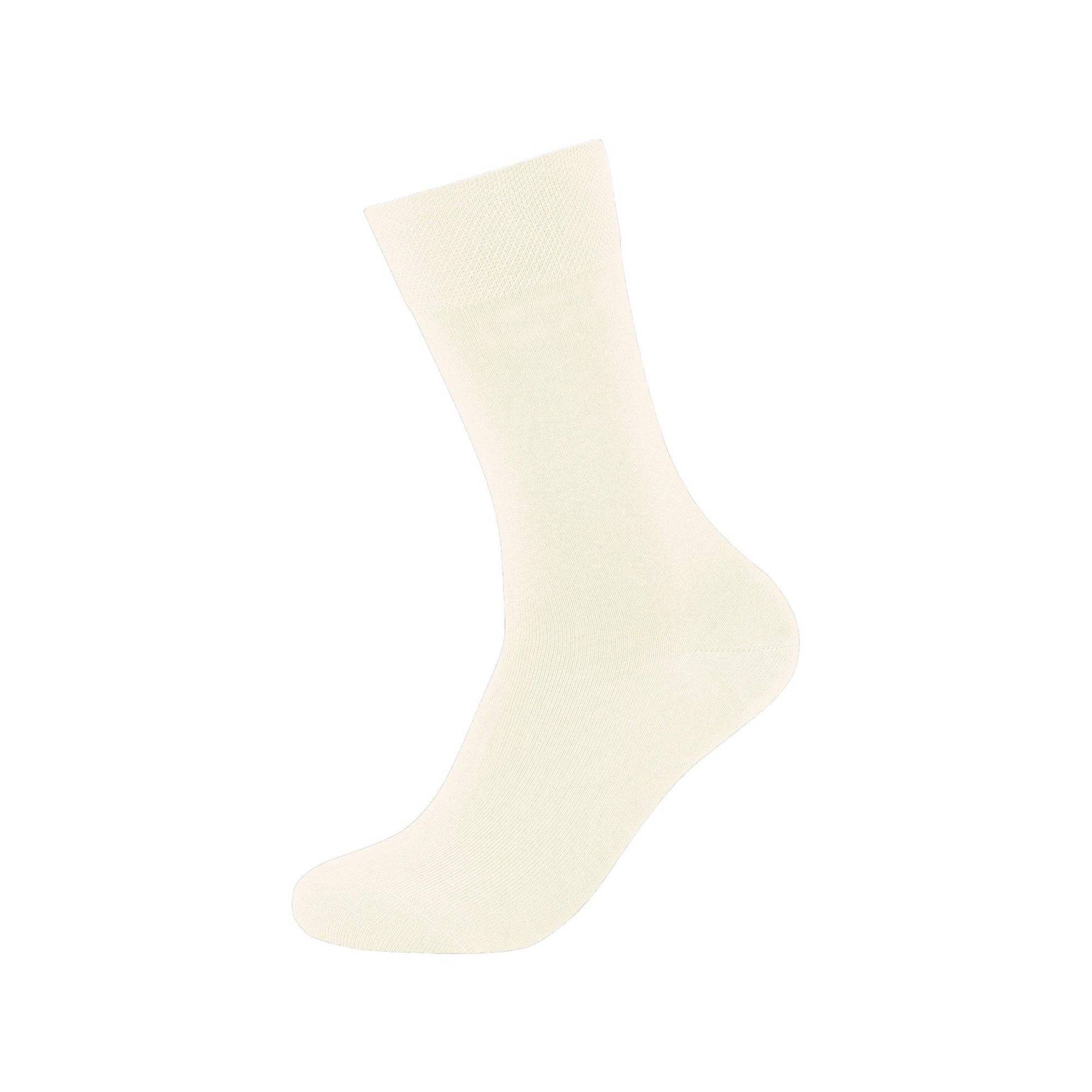 Wadenlange Socken Herren Vanilla 41/46 von camano