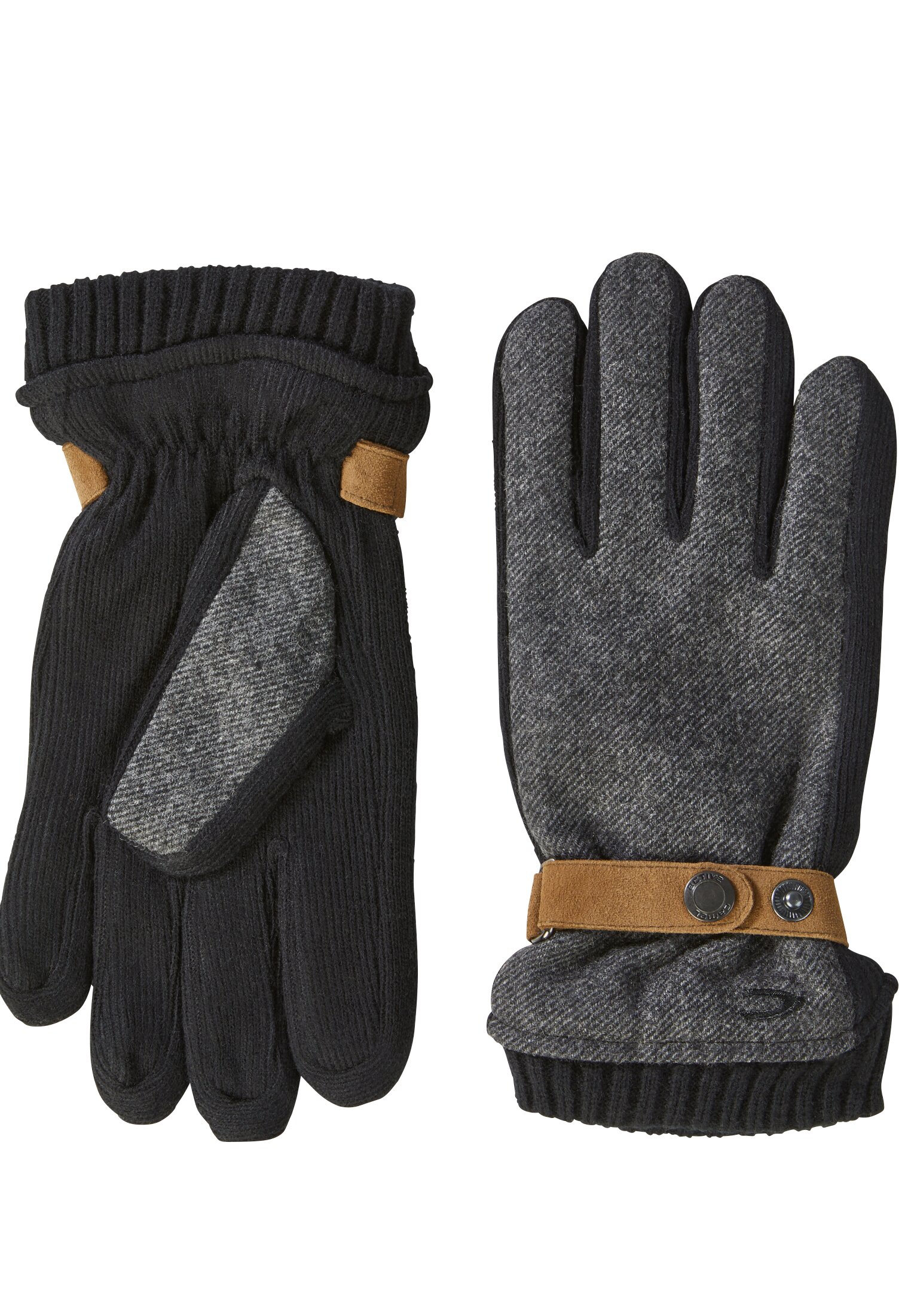 camel active Baumwollhandschuhe, mit modischem Druckknopfverschluss camel active Baumwollhandschuhe, mit modischem Druckknopfverschluss von camel active