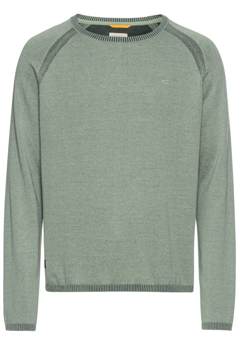 camel active Rundhalspullover, mit Logostickerei von camel active