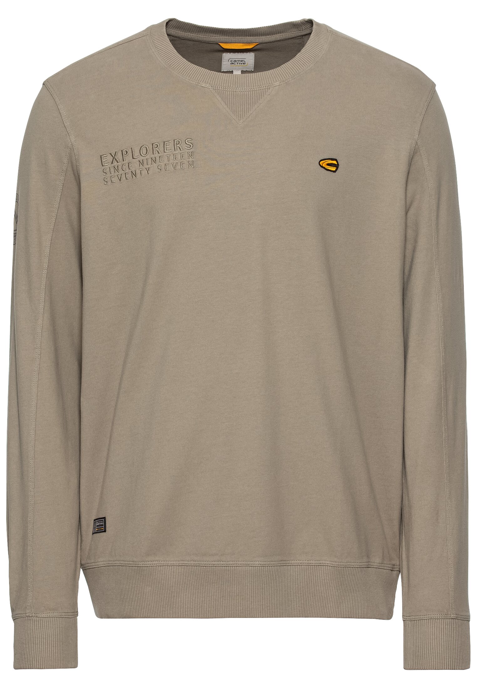 camel active Sweatshirt, mit Logo-Bade und Stickereien von camel active