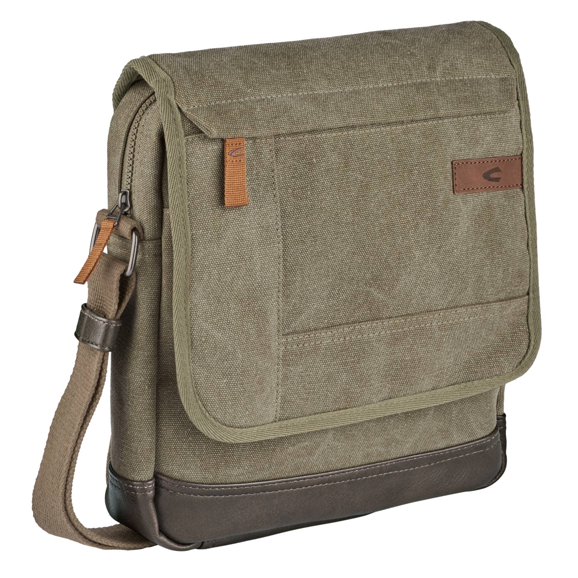 camel active Umhängetasche »Air«, Canvas Modell aus weichem Lederimitat abgerundet mit Applikationen camel active Umhängetasche »Air«, Canvas Modell aus weichem Lederimitat abgerundet mit Applikationen von camel active