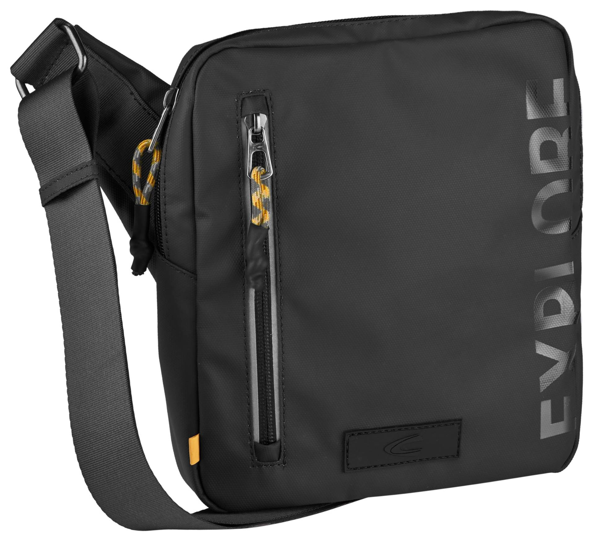 camel active Umhängetasche »Explore«, wasserabweisendes recyceltes Nylon und reflektierende Reissverschlüsse von camel active
