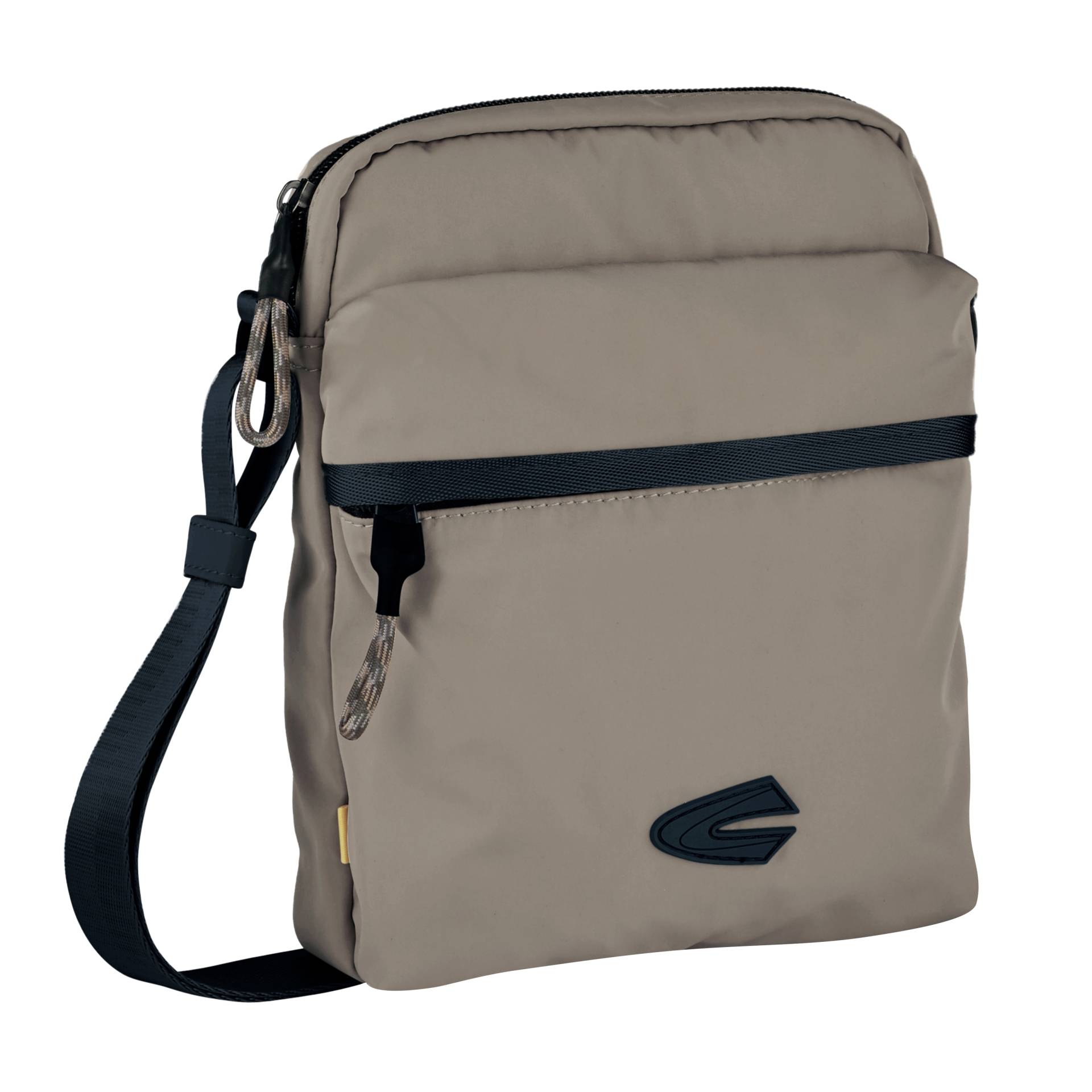camel active Umhängetasche »Terra«, aus recyceltem Nylon und voluminös aufgesetzten Taschen von camel active