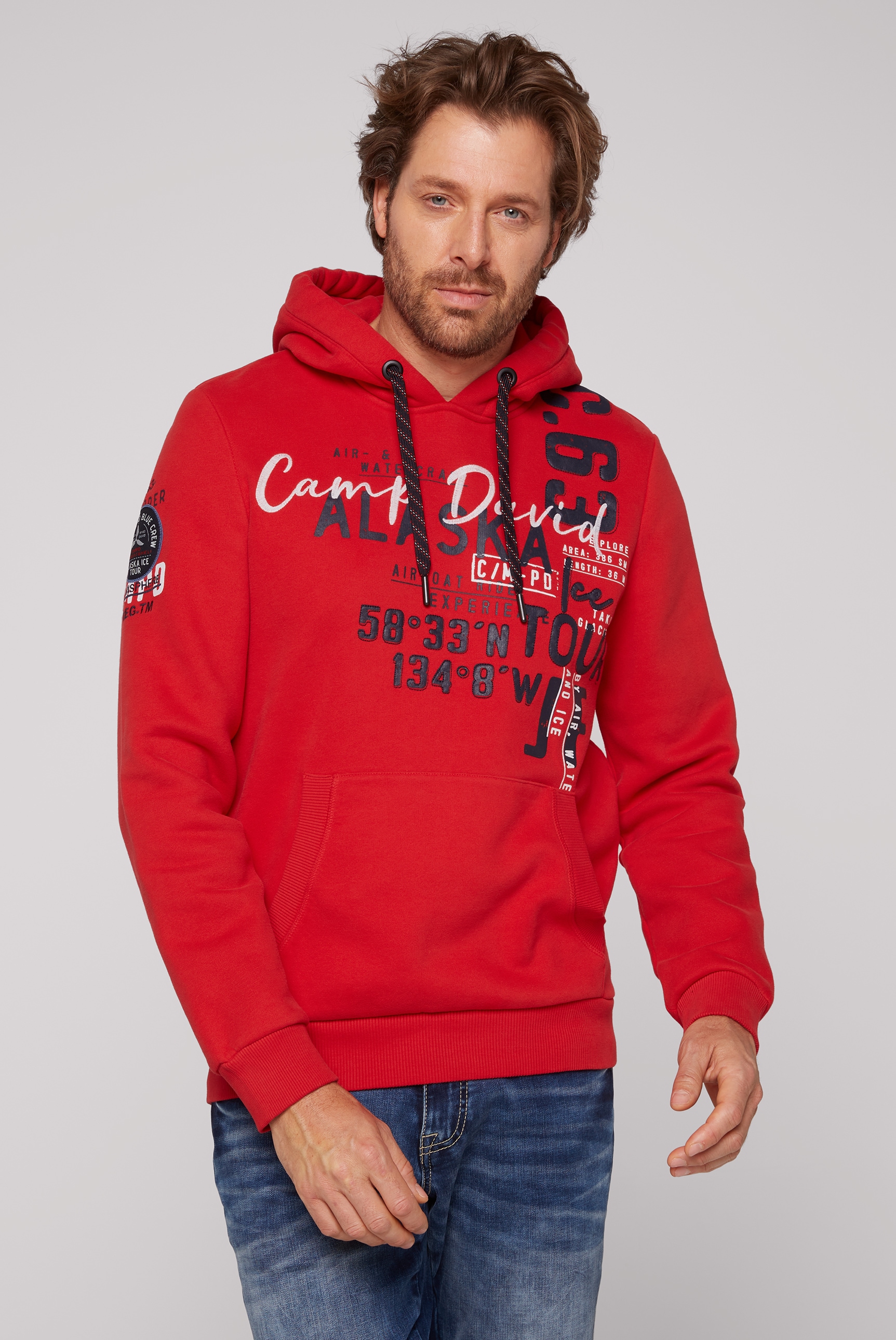 CAMP DAVID Kapuzensweatshirt von camp david