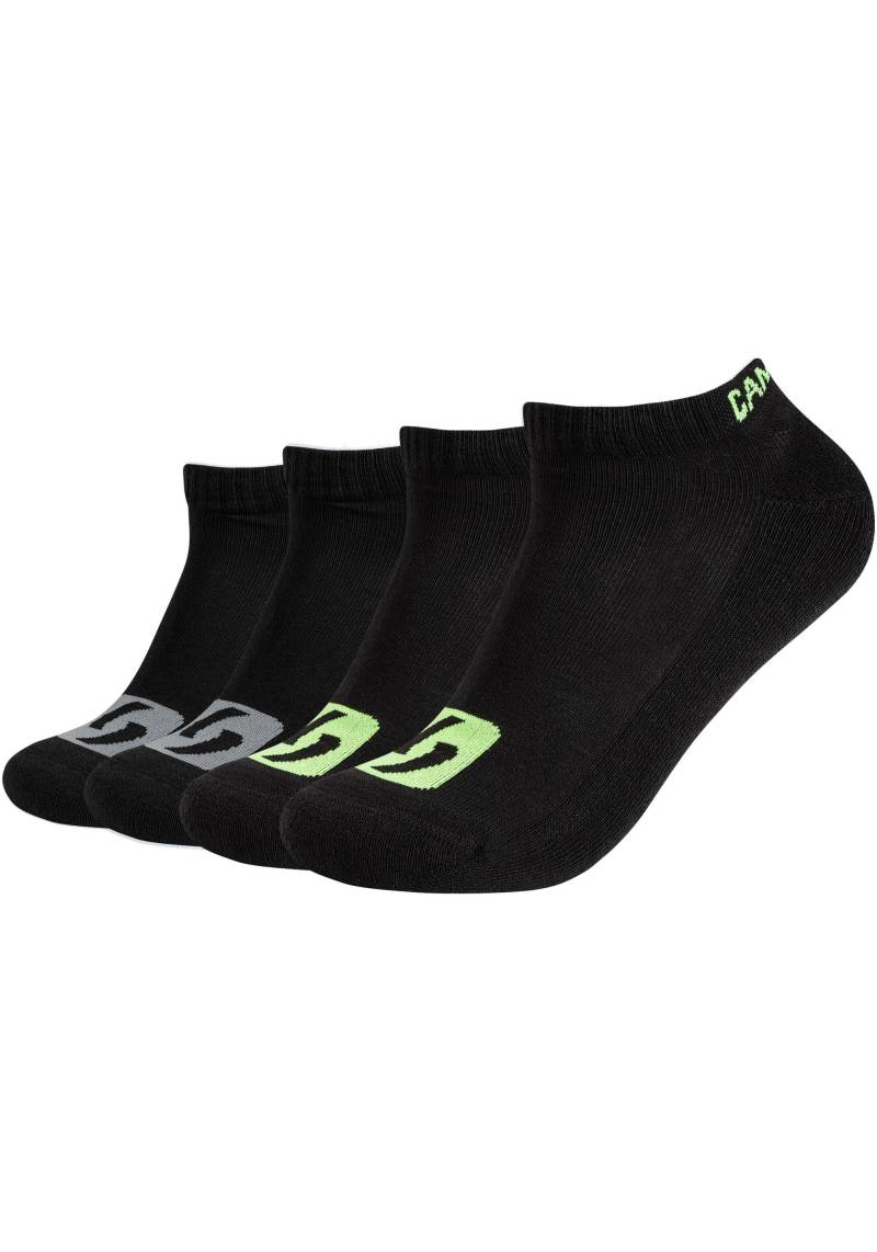CAMP DAVID Kurzsocken »cushioned«, (4er Pack), mit Kompressionsbündchen für Unterstützung von camp david