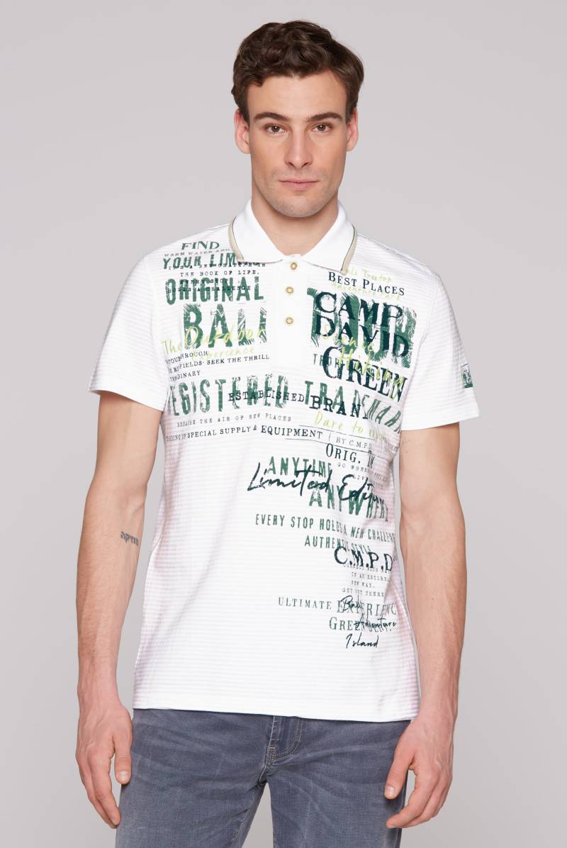 CAMP DAVID Poloshirt, mit Logo Print von camp david