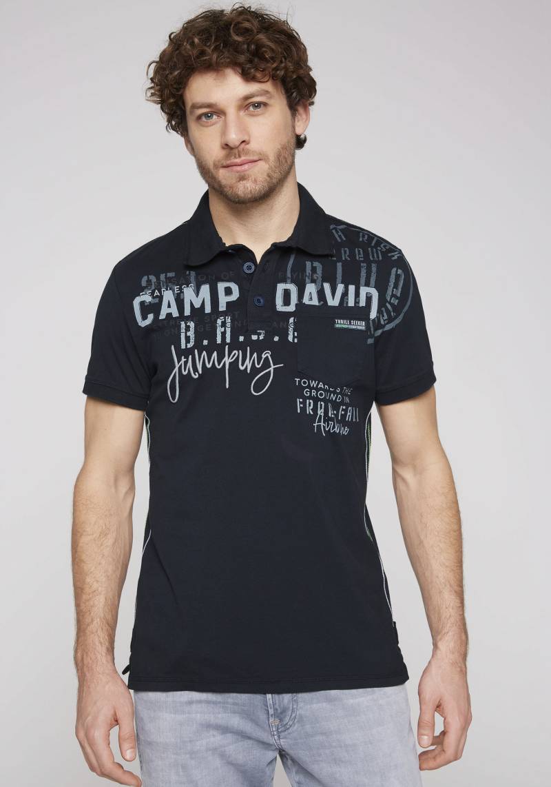 CAMP DAVID Poloshirt von camp david