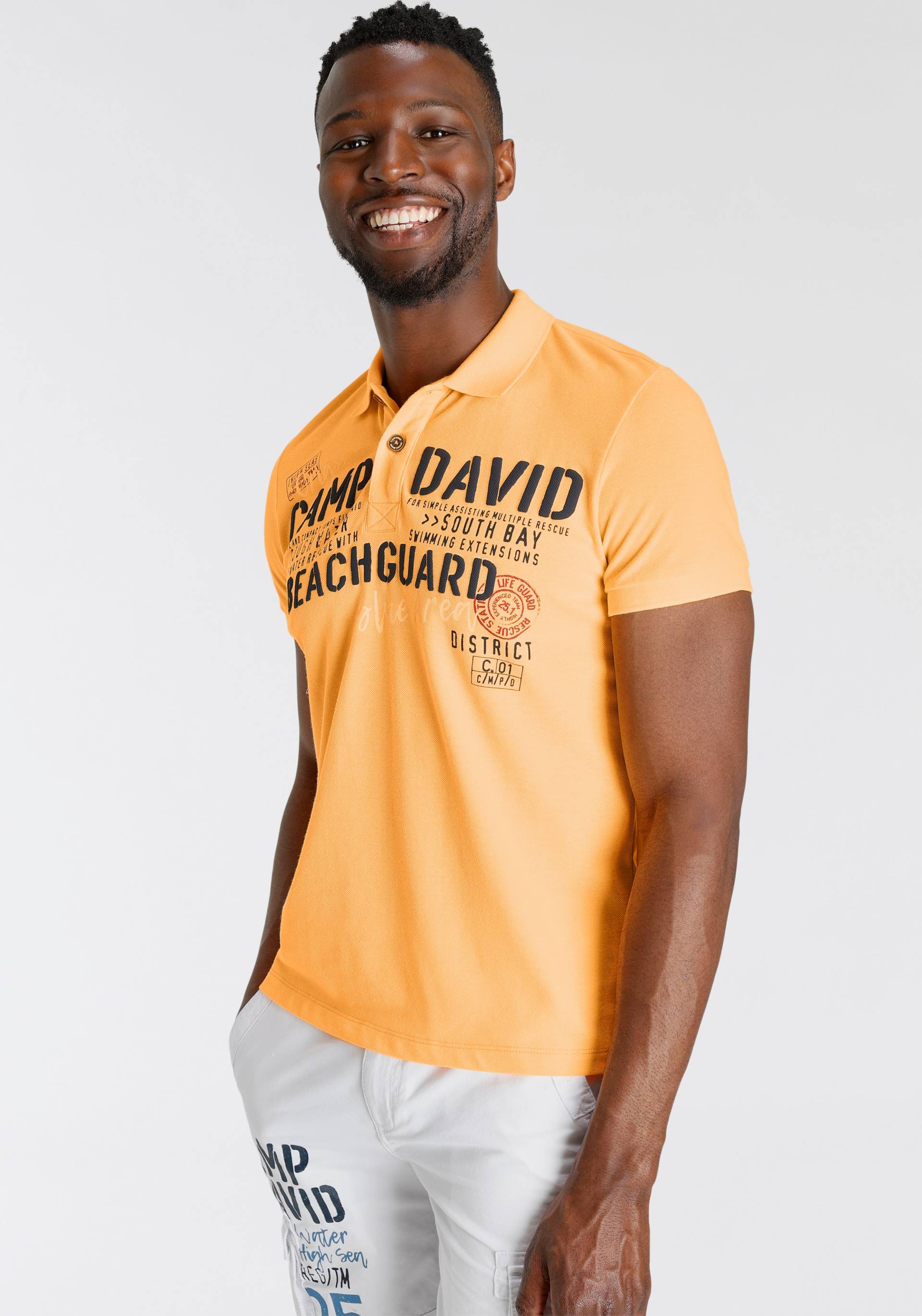CAMP DAVID Poloshirt, in hochwertiger Piqué-Qualität von camp david