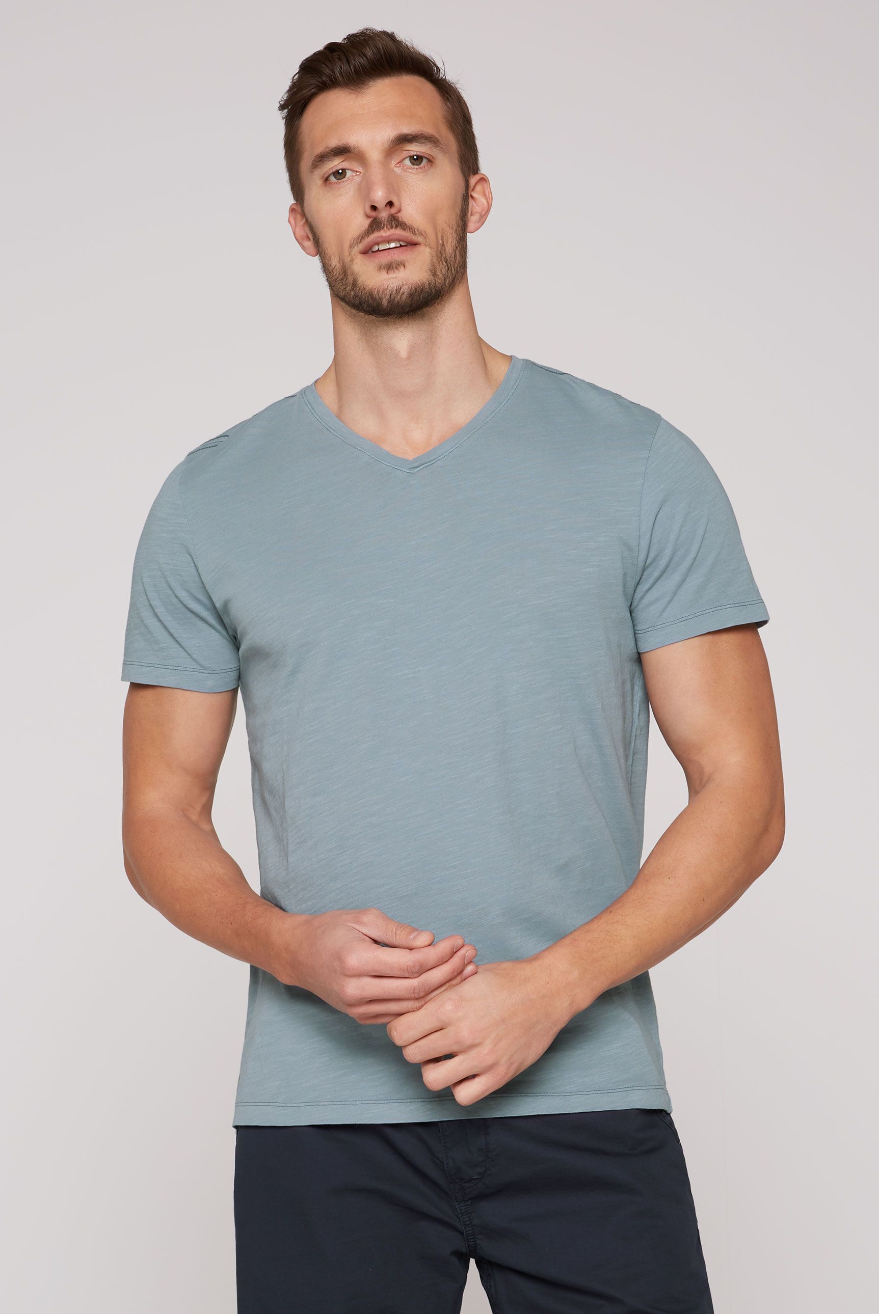 CAMP DAVID T-Shirt, mit Logoprägung CAMP DAVID T-Shirt, mit Logoprägung von camp david