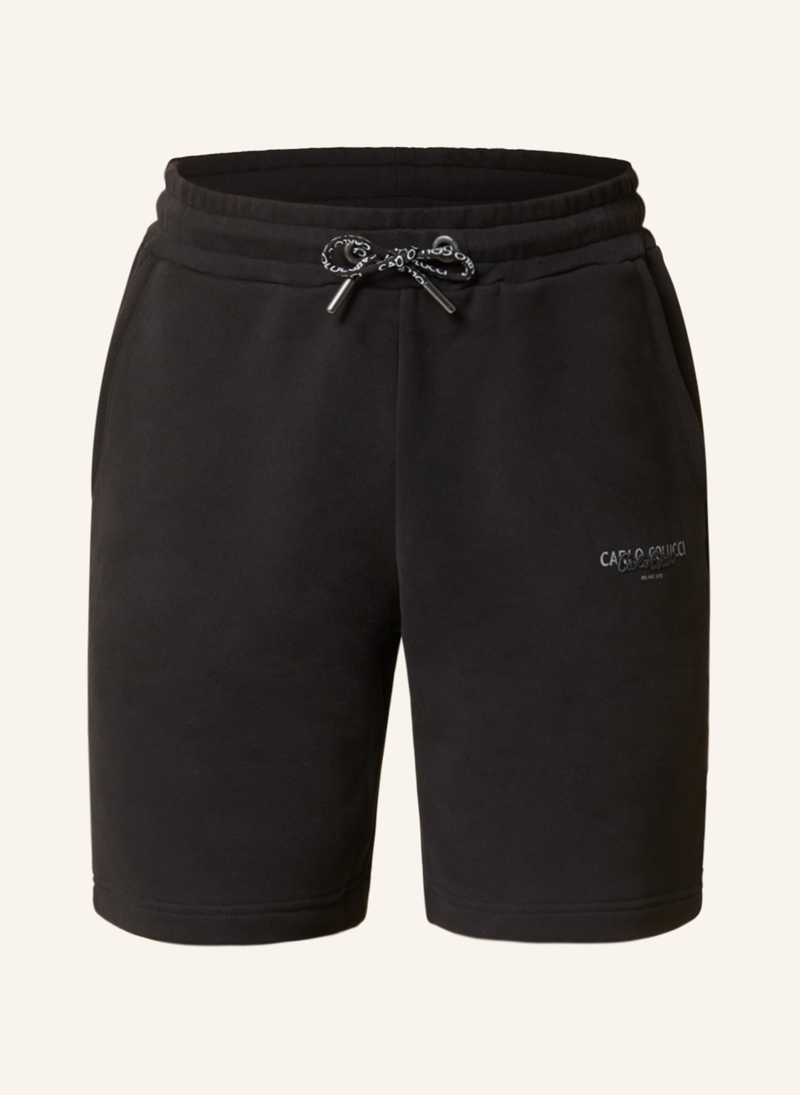 Carlo Colucci Sweatshorts schwarz von carlo colucci