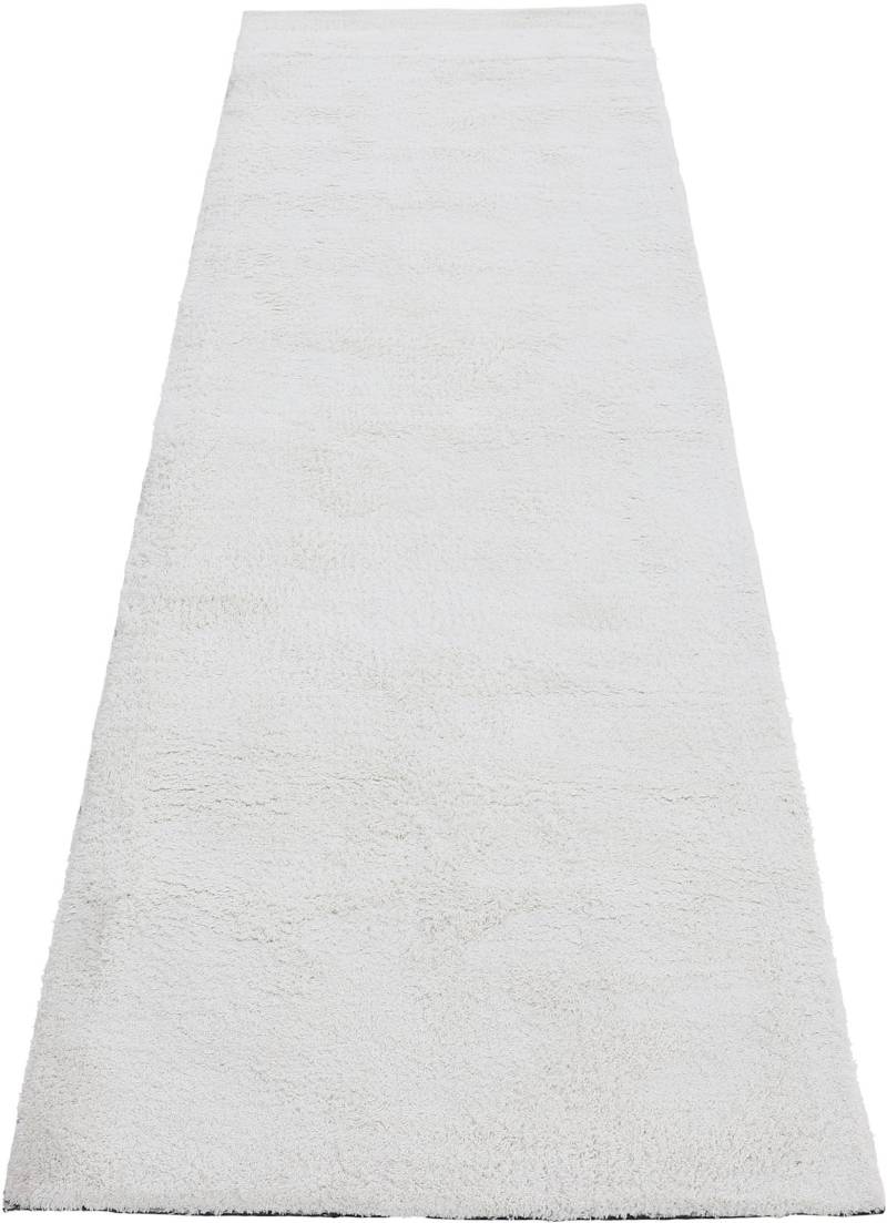 carpetfine Hochflor-Läufer »Silky«, rechteckig, 20 mm Höhe, Shaggy, Langflor, uni, besonders weich, handarbeit von carpetfine