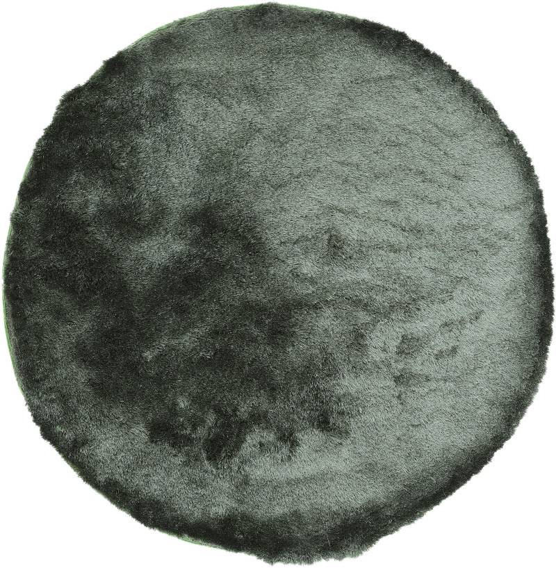 carpetfine Hochflor-Teppich »Breeze«, rund, besonders weich mit leichtem Glanz Garn, Wohnzimmer von carpetfine
