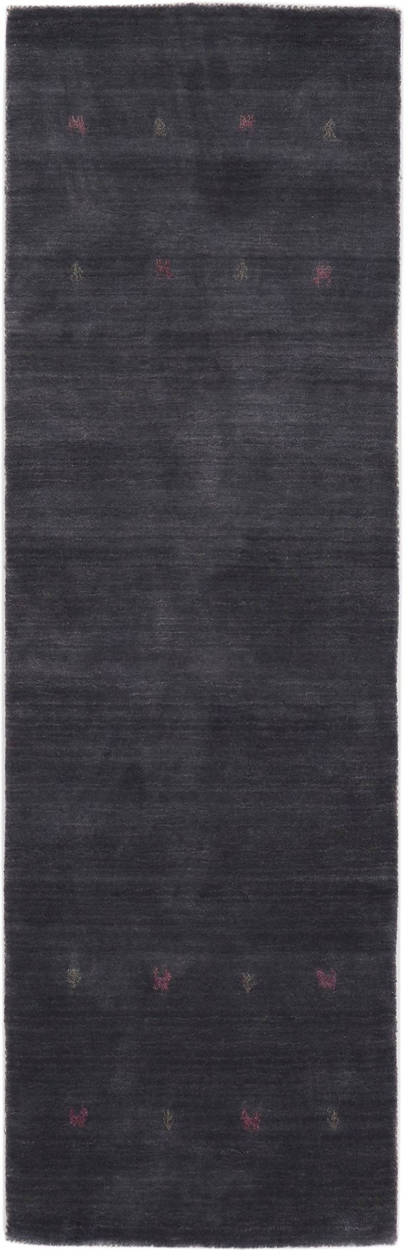 carpetfine Wollteppich »Gabbeh Uni, auch als Läufer erhältlich«, rechteckig, 15 mm Höhe, reine Wolle, handgewebt, Gabbeh Loom Tiermotiv, grosse Farbauswahl von carpetfine