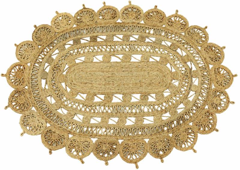 carpetfine Sisalteppich »Juteteppich Cate«, rechteckig, 13 mm Höhe, natürliches Pflanzenmaterial von Hand gewebt, Boho Style von carpetfine
