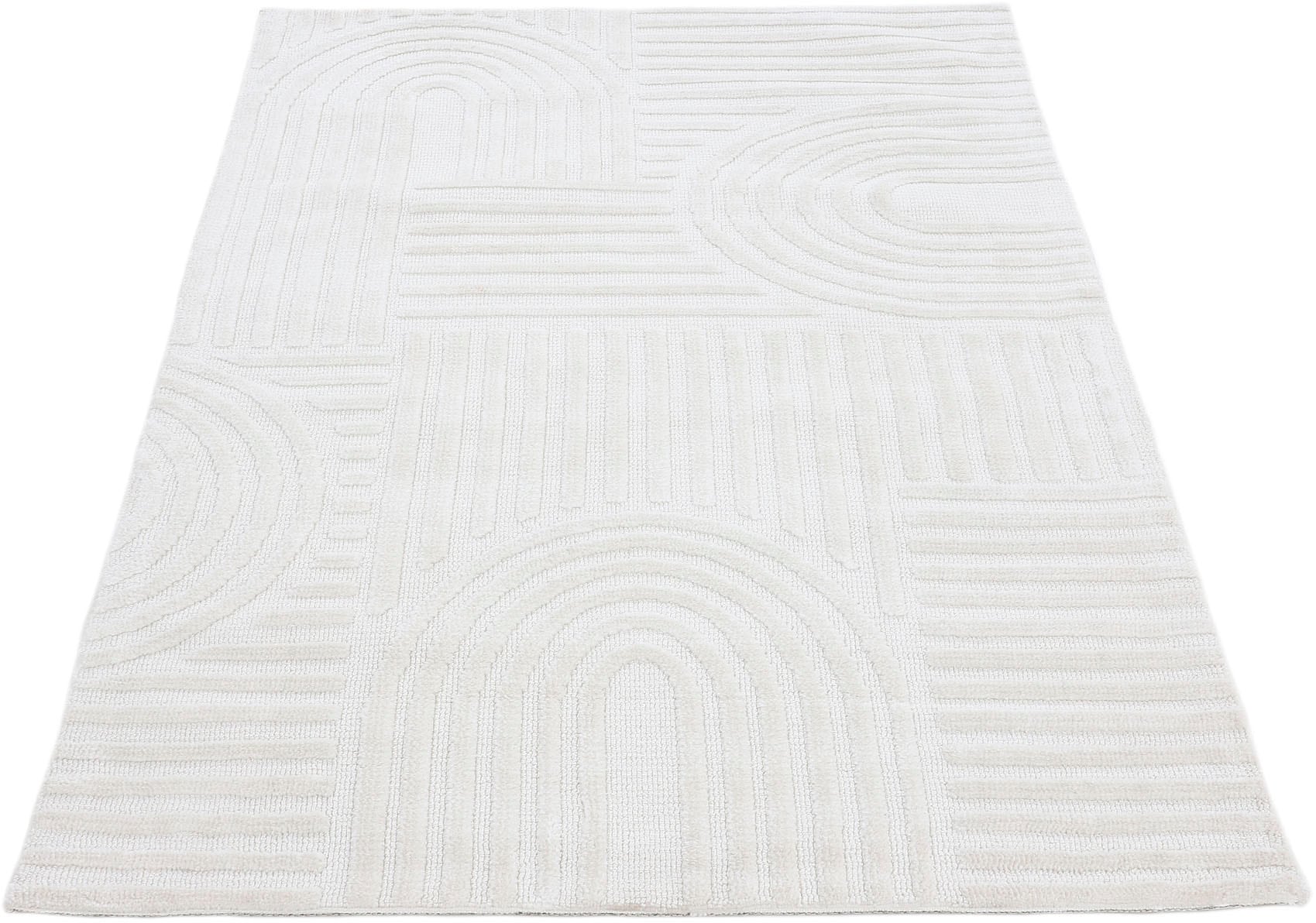 carpetfine Teppich »Holly 4 - Soft Touch Microfaser Teppich«, rechteckig, 12 mm Höhe, Boho Scandi, weiche dichte getuftete Hoch-Tief-Struktur, Wohnzimmer carpetfine Teppich »Holly 4 - Soft Touch Microfaser Teppich«, rechteckig, 12 mm Höhe, Boho Scandi, weiche dichte getuftete Hoch-Tief-Struktur, Wohnzimmer von carpetfine